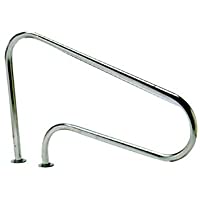 Warmpool Barandilla para Piscina Curva 1250 mm Acero AISI 316L